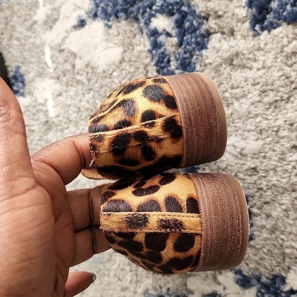 Madewell the frances loafers leopard calf hair Mob Wife Preppy Academia Slipon - Picture 6 of 9